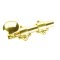 Emtek 8516 Dutch Door Bolts in Polished Brass Finish (US3)