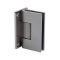 FHC Junior Glendale Square 5 Degree Wall Mount Hinge for Shower Doors, Satin Nickel (US15) Finished