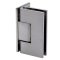 FHC Glendale Square Positive Close Wall Mount Hinge for Shower Doors, Satin Nickel (US15) Finished