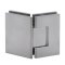 FHC Glendale Series 135 Degree Glass To Glass Hinge for Shower Doors - 3/8" to 1/2" Tempered Glass, Satin Nickel (US15) Finished