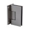 FHC Glendale Square Positive Close Wall Mount Hinge for Shower Doors, Satin Nickel (US15) Finished