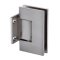 FHC Glendale Square Positive Close Wall Mount Hinge for Shower Doors, Satin Nickel (US15) Finished