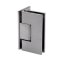FHC Jr Glendale Positive Wall Mount Glass Hinge for Shower Doors, Satin Nickel (US15) Finished