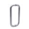 FHC 8" Center-To-Center Tubular No Washers Back To Back Shower Door Handles, Satin Nickel (US15)Finished
