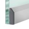 Pemko KG-SM-SET-NRW, Adhesive Planet Automatic Door Bottom, 914 mm Length, Clear Anodized Aluminum Finish