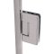 FHC Preston Jamb Mounted Hinge for Shower Doors Kit 78" Height, Satin Nickel (US15) Finished