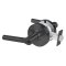 Schlage Broadway Door Handle, Mechanical Door Locks, ND Series, Keyed, Single Cylinder Function, Entrance/Office Lock, Flat Black Finish