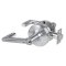 Schlage Longitude Door Handle, Mechanical Door Locks, ND Series, Keyed, Double Cylinder Function, Vestibule Lock, Satin Chrome Plated Finish