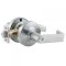 Schlage Rhodes Door Handle, Vandlgard, ND Series, Vandlgard Entrance/Office Lock, Satin Chrome Plated