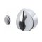 Emtek #8681 Disc, Single Rosette, Thumbturn Privacy Bolt, Arched