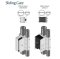 Securitron FMK Flex-Mount Gate Lock Bracket Kits, for Flex Mount Kit for Sliding Gate