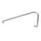 FHC 8" Pull Handle 18" Towel Bar Combo No Washers, Satin Nickel (US15) Finished