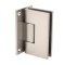 FHC Valore HD Series Wall Mount Hinge for Shower Doors - Full Back Plate, Satin Nickel (US15) Finished