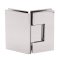 FHC Venice Square 5 Degree Positive Close Glass To Glass 135 Degree Hinge for Shower Doors, Satin Nickel (US15) Finished
