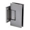 FHC Venice Adjustable Square Wall Mount Hinge for Shower Doors, Satin Nickel (US15) Finished