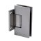FHC Venice Series Wall Mount Hinge for Shower Doors - Short Back Plate, Satin Nickel (US15) Finished