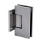 FHC Venice Square 5 Degree Positive Wall Mount Hinge for Shower Doors, Satin Nickel (US15) Finished